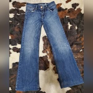 Ariat Women's Trouser Perfect Rise Alana Wide Leg Jean Natalia Size: 27S